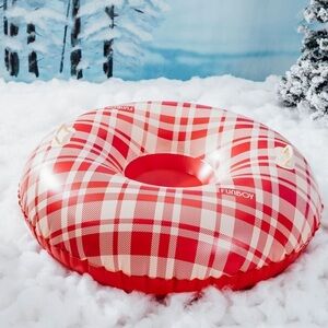 {Funboy} plaid snow tube